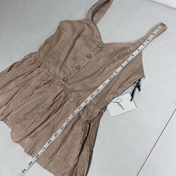 Checkered Peplum Top - Picture 4 of 4